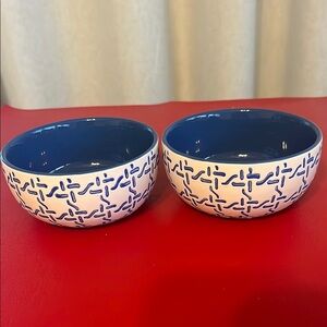 Threshold Blue and White  Small Bowl